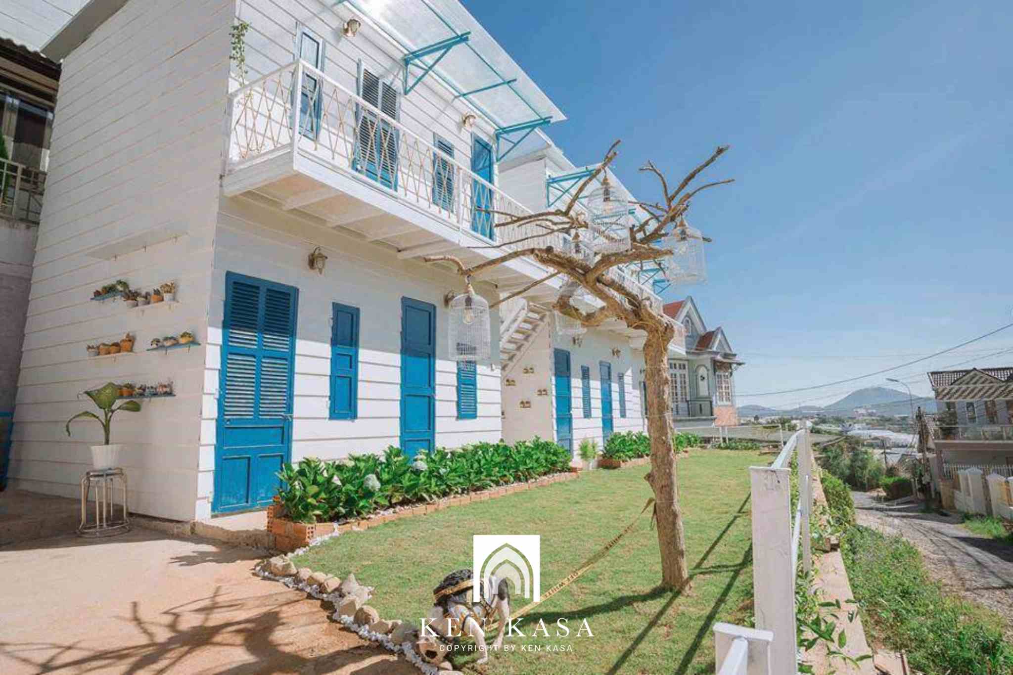Mẫu thiết kế homestay nhỏ phong cách địa trung hải 